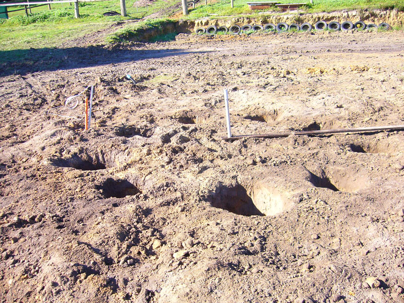 pillar holes